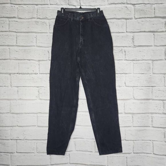 Gitano High-Rise Straight-Leg Vintage Denim Jeans Black Size 10 100% Cotton - Picture 1 of 12